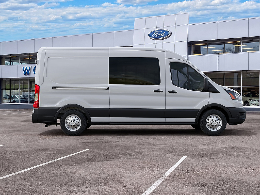 2027 Ford Transit Cargo Van T-250 148" Med Rf 9150 GVWR AWD Oxford White at Woltz & Wind Ford