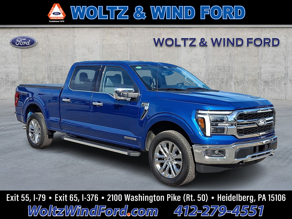 2025 Ford F-150 Lariat Atlas Blue at Woltz & Wind Ford