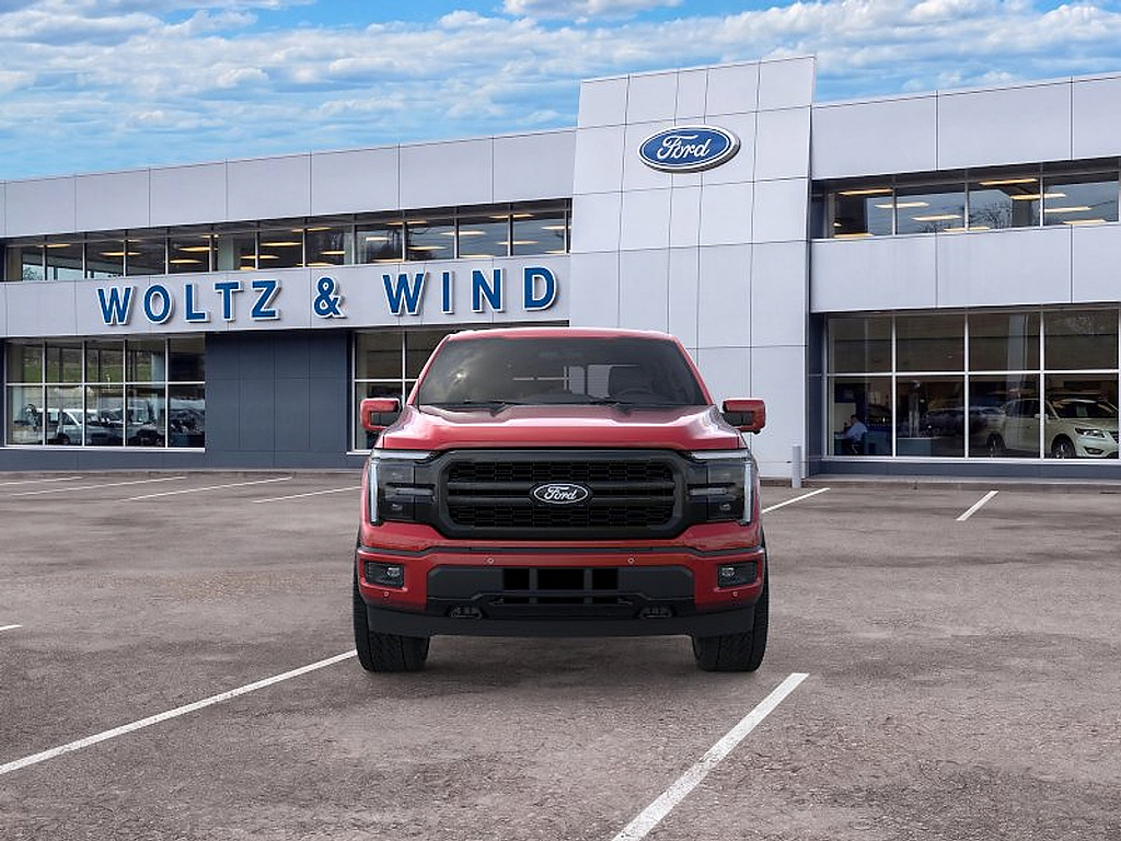 2026 Ford F-150 LARIAT Ruby Red Metallic Tinted Clearcoat at Woltz & Wind Ford