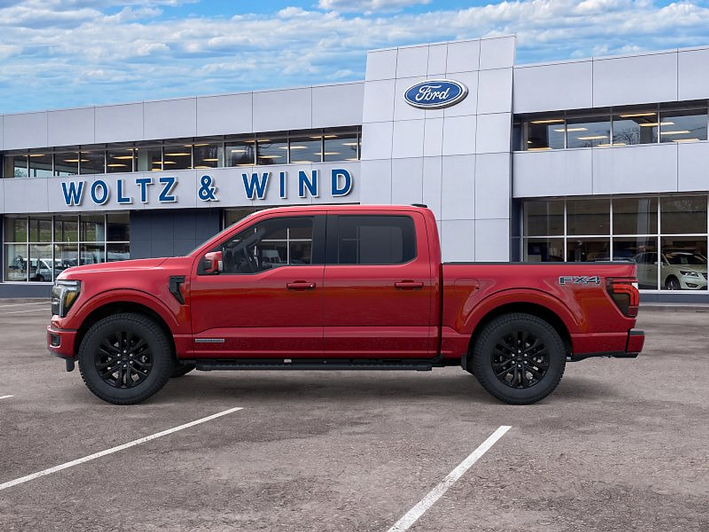 2026 Ford F-150 LARIAT Ruby Red Metallic Tinted Clearcoat at Woltz & Wind Ford