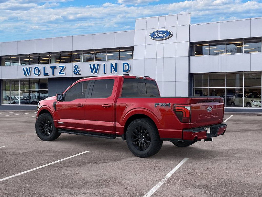 2026 Ford F-150 LARIAT Ruby Red Metallic Tinted Clearcoat at Woltz & Wind Ford