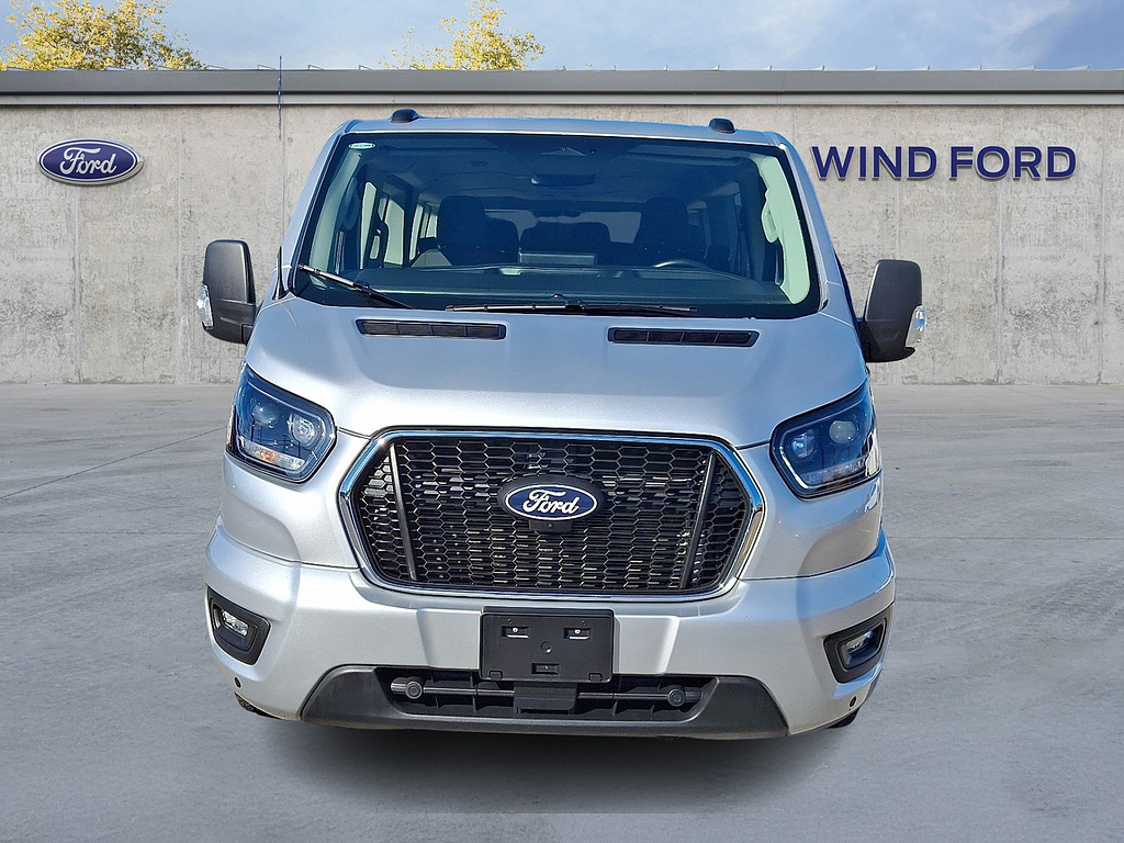 2026 Ford Transit Passenger Wagon 350 XLT Ingot Silver at Woltz & Wind Ford