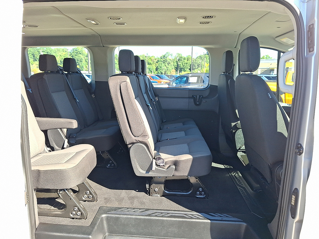 2026 Ford Transit Passenger Wagon 350 XLT Ingot Silver at Woltz & Wind Ford