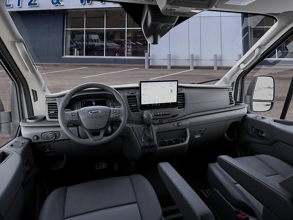 2027 Ford Transit Cargo Van T-250 148" Med Rf 9150 GVWR AWD Oxford White at Woltz & Wind Ford
