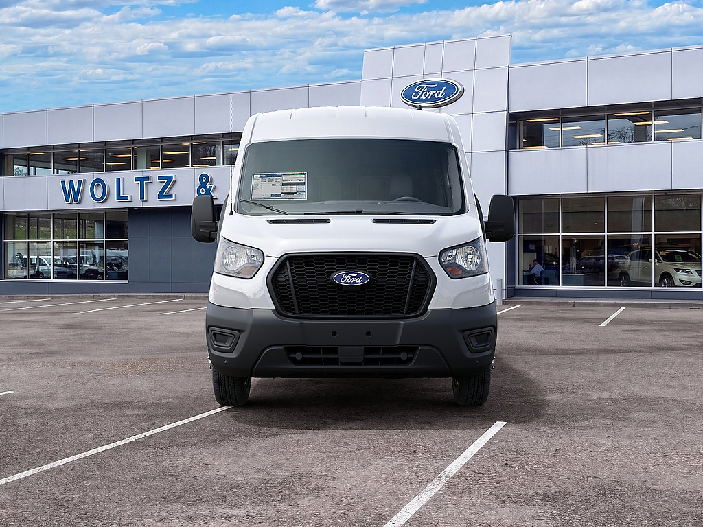 2027 Ford Transit Cargo Van T-250 148" Med Rf 9150 GVWR AWD Oxford White at Woltz & Wind Ford