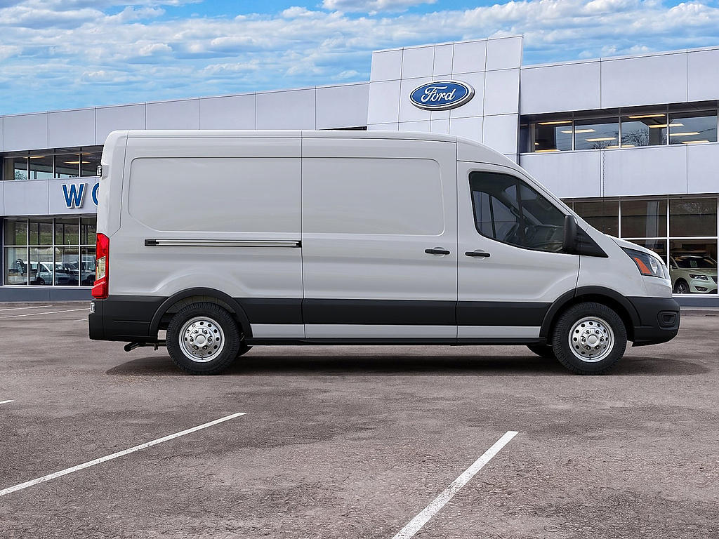2027 Ford Transit Cargo Van T-250 148" Med Rf 9150 GVWR AWD Oxford White at Woltz & Wind Ford