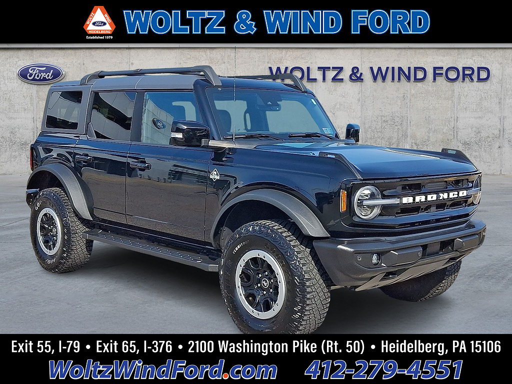 2023 Ford Bronco Outer Banks Advanced Shadow Black at Washington Ford