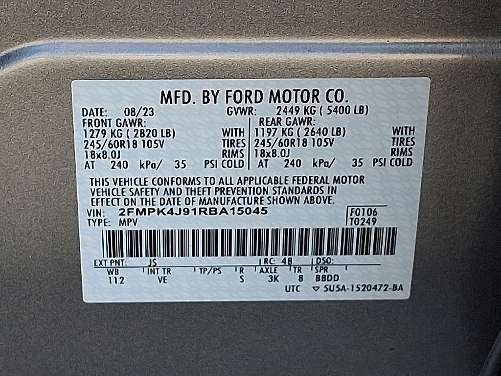 2024 Ford Edge SEL Iconic Silver at Nick Chevrolet