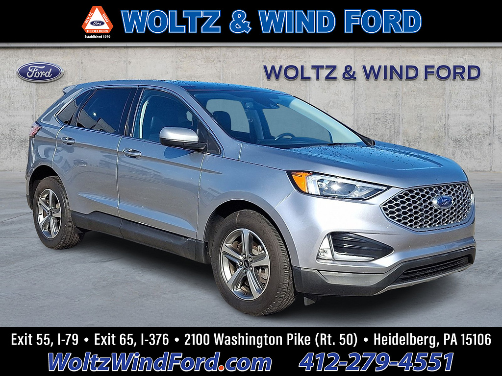 2024 Ford Edge SEL Iconic Silver at Nick Chevrolet