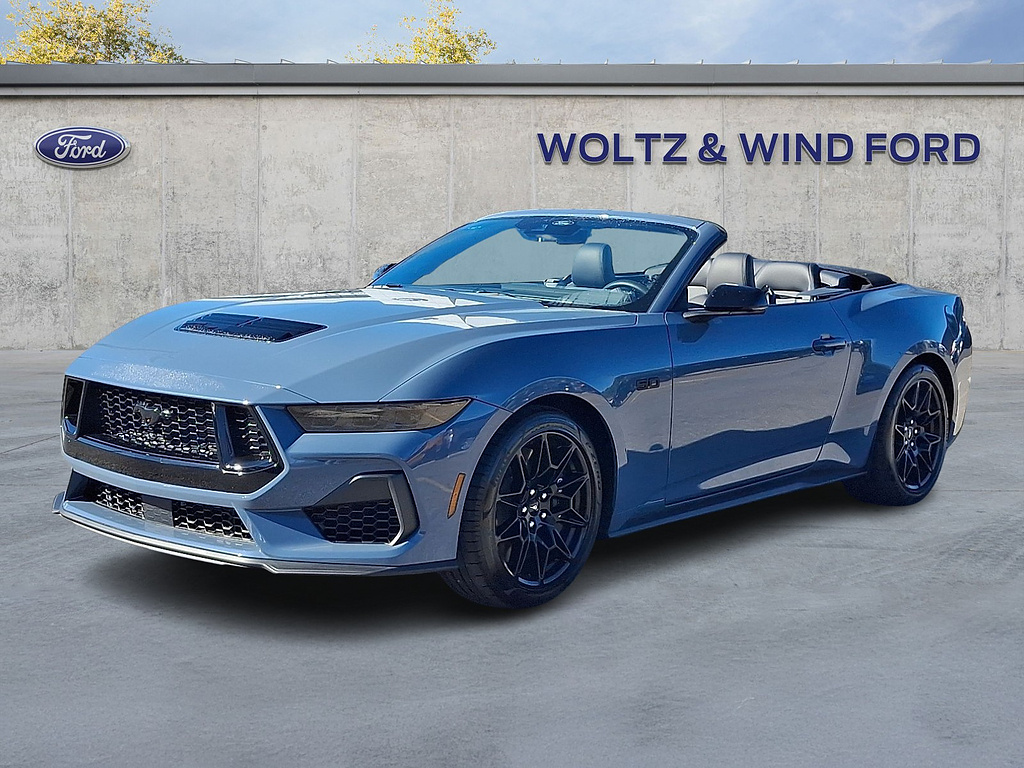 2026 Ford Mustang GT Premium BLUE at Woltz & Wind Ford