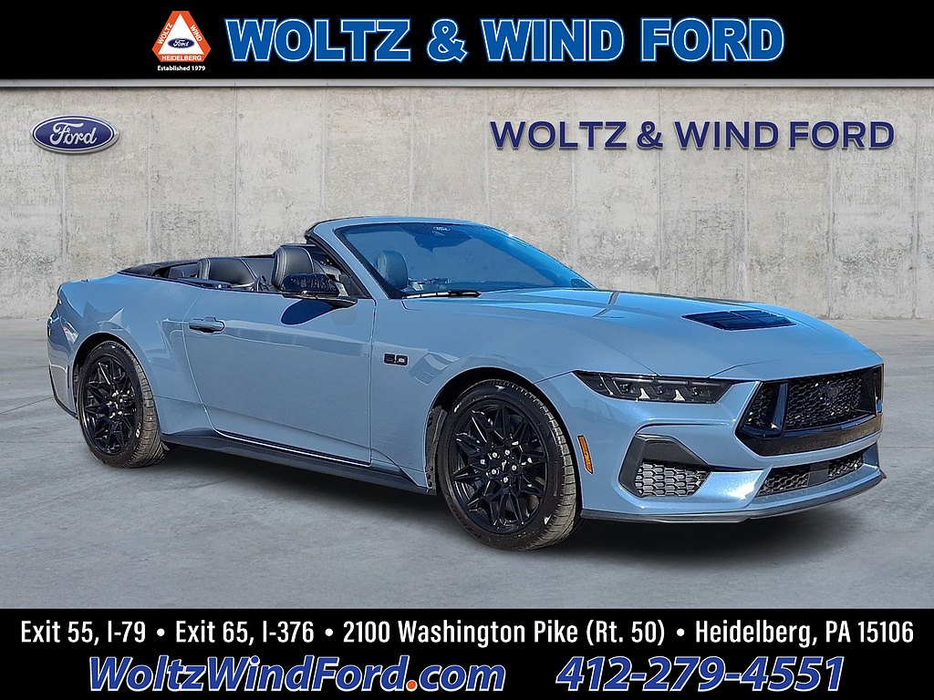 2026 Ford Mustang GT Premium BLUE at Woltz & Wind Ford