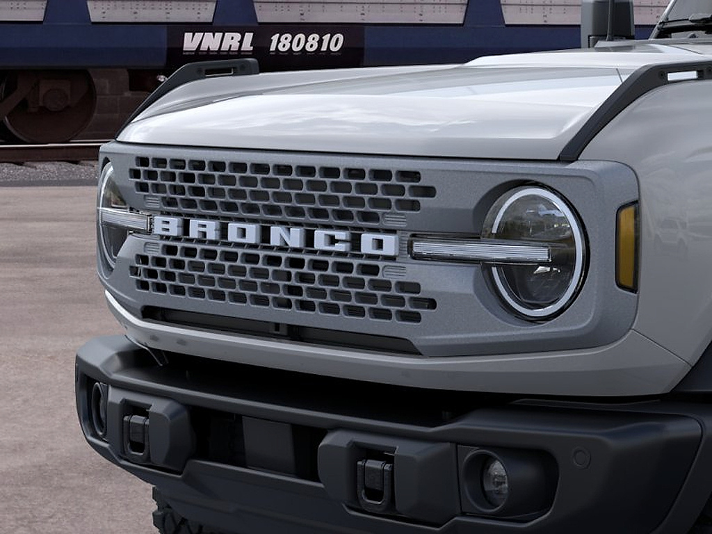 2026 Ford Bronco Badlands Avalanche Gray at Woltz & Wind Ford