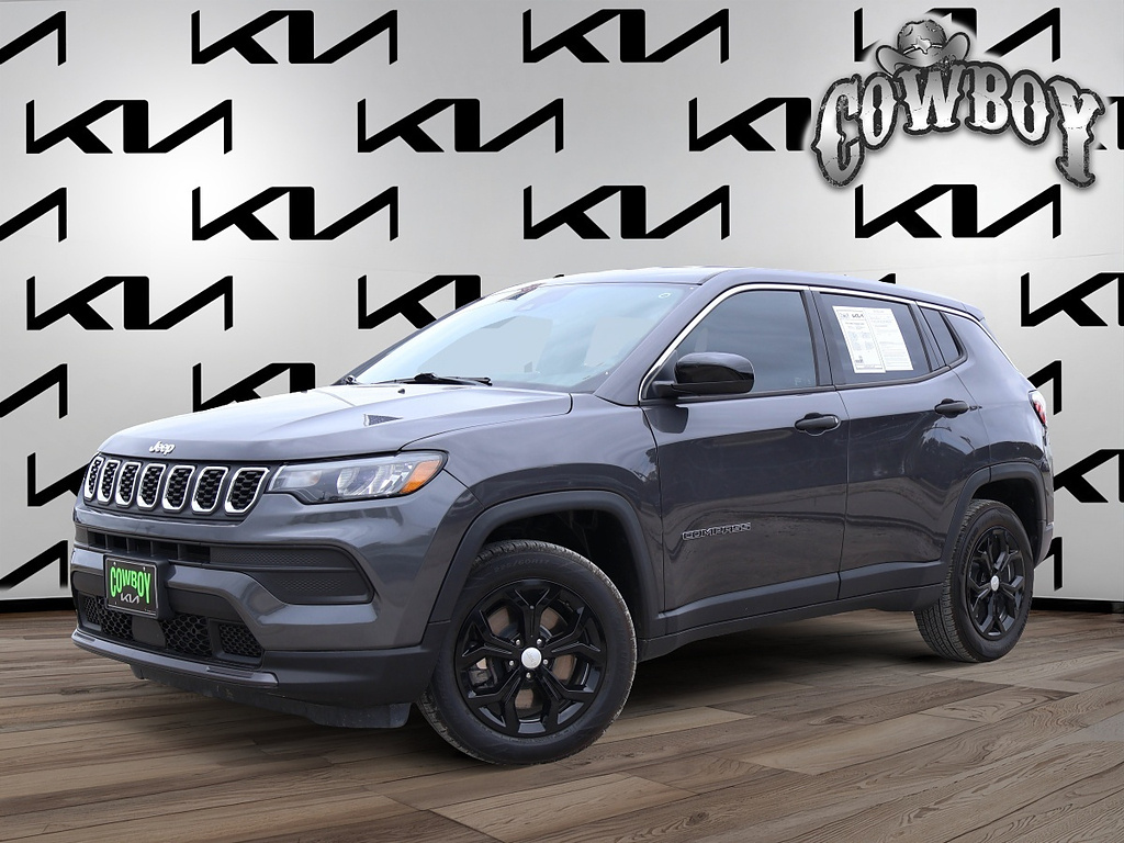 Baltic Gray Metallic Clear Coat 2024 Jeep Compass SUV / Crossover Four-Wheel Drive 8-Speed Automatic