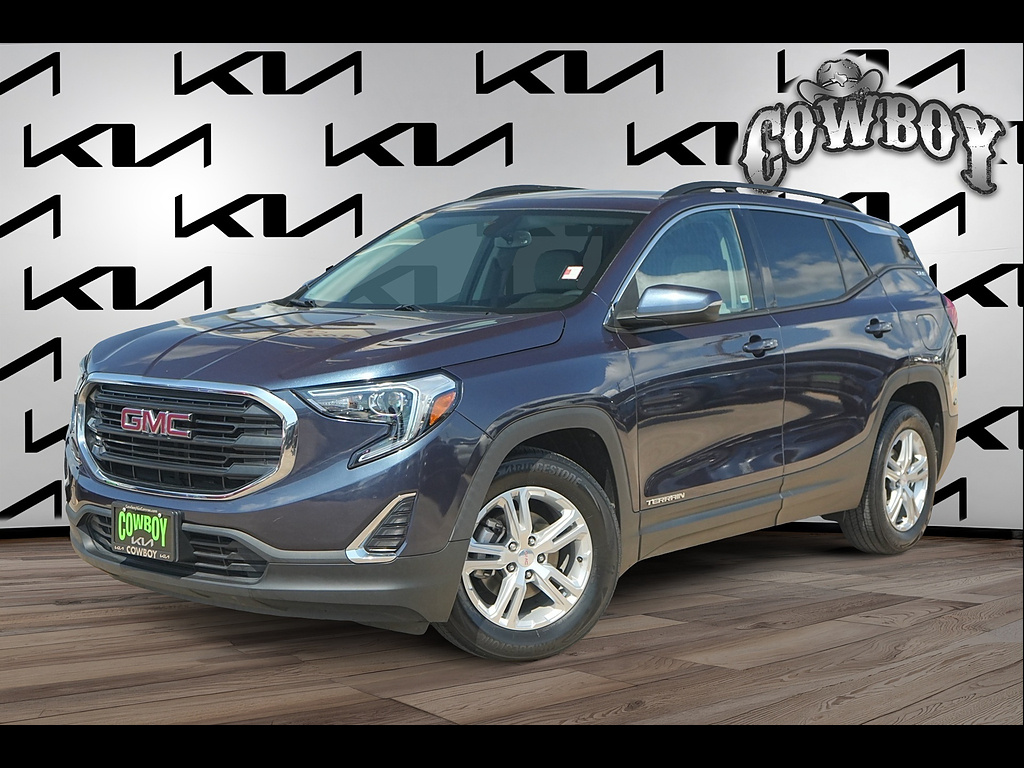Blue Steel Metallic 2018 GMC Terrain SUV / Crossover Front-Wheel Drive 9-Speed Automatic