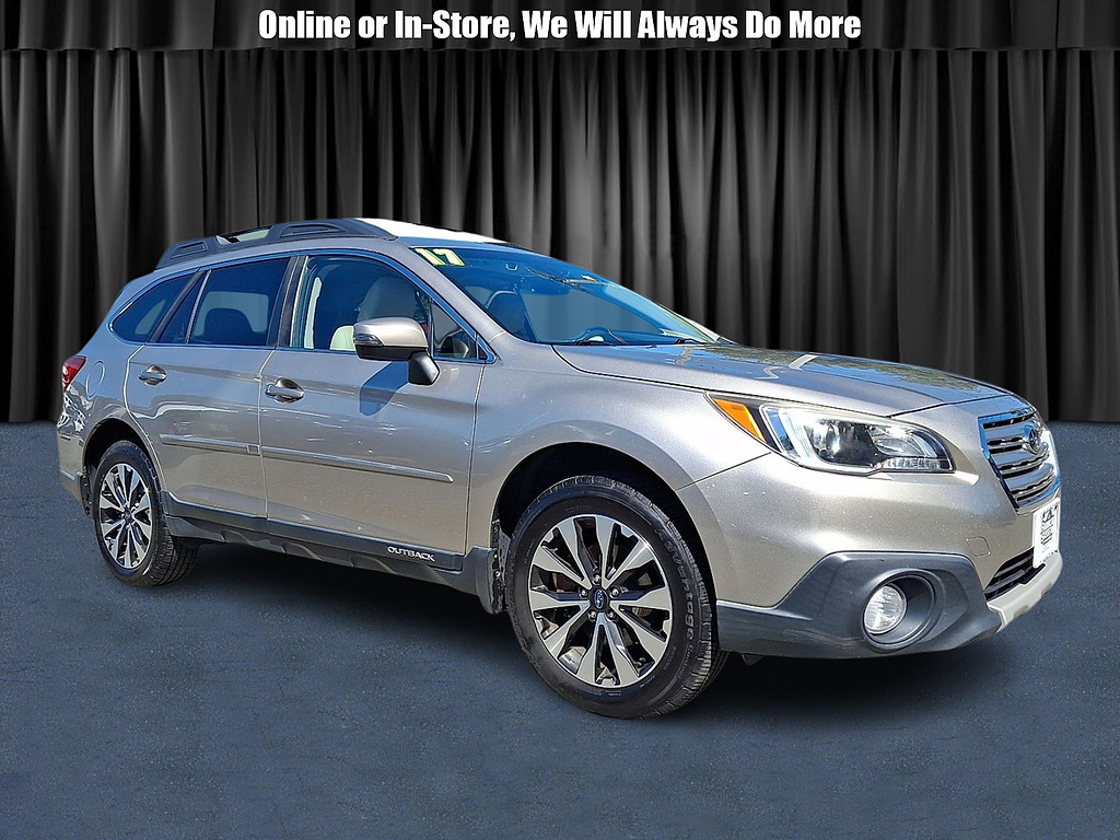 Gray (Tungsten Metallic) 2017 Subaru Outback Wagon All-Wheel Drive 6-Speed CVT
