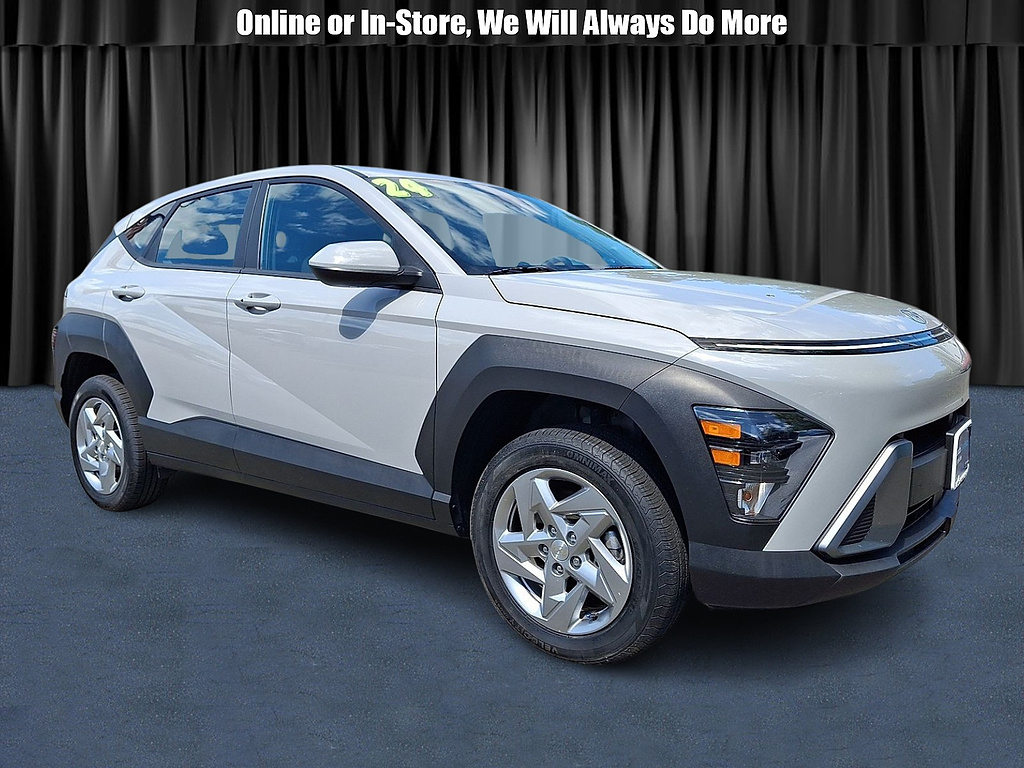 Cyber Gray Metallic 2024 Hyundai Kona SUV / Crossover All-Wheel Drive Continuously Variable Transmission