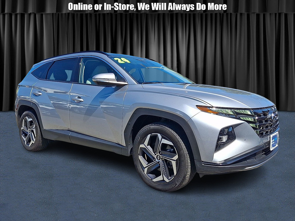Shimmering Silver Metallic 2024 Hyundai Tucson SUV / Crossover All-Wheel Drive 8-Speed Automatic