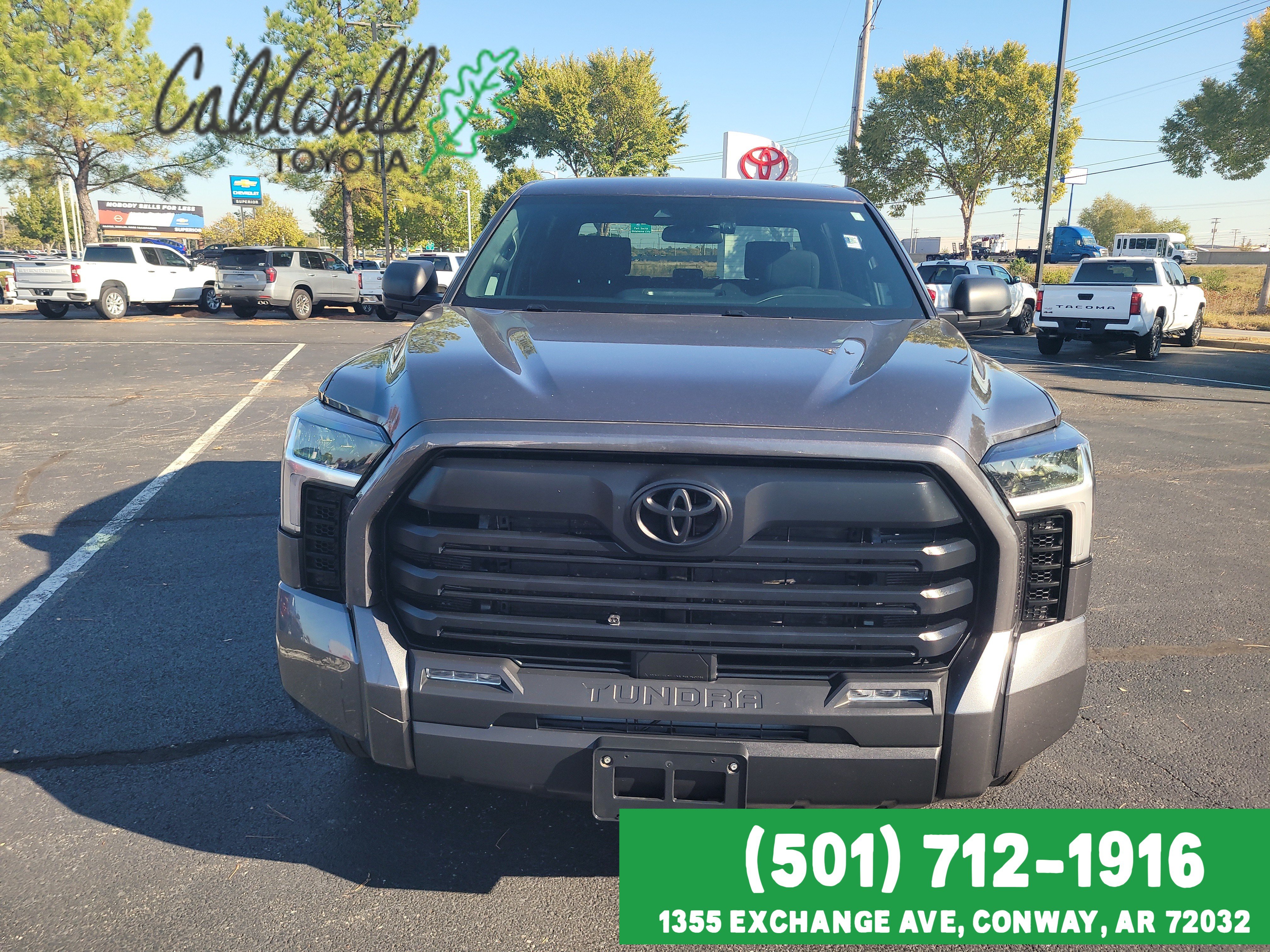 Used 2025 Toyota Tundra SR5 with VIN 5TFLA5AB8SX042255 for sale in Little Rock