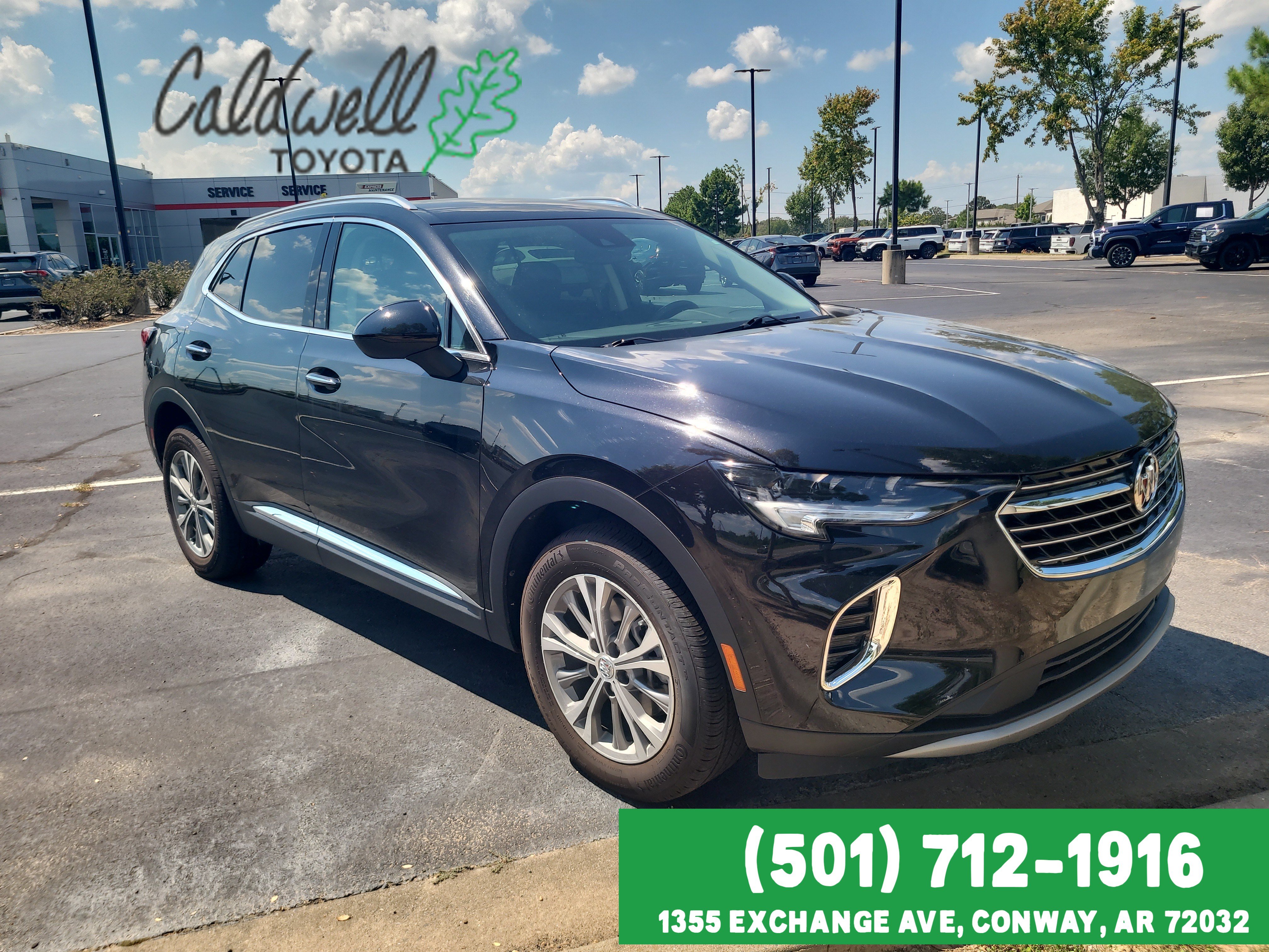 Used 2023 Ebony Twilight Metallic Buick Preferred image 3
