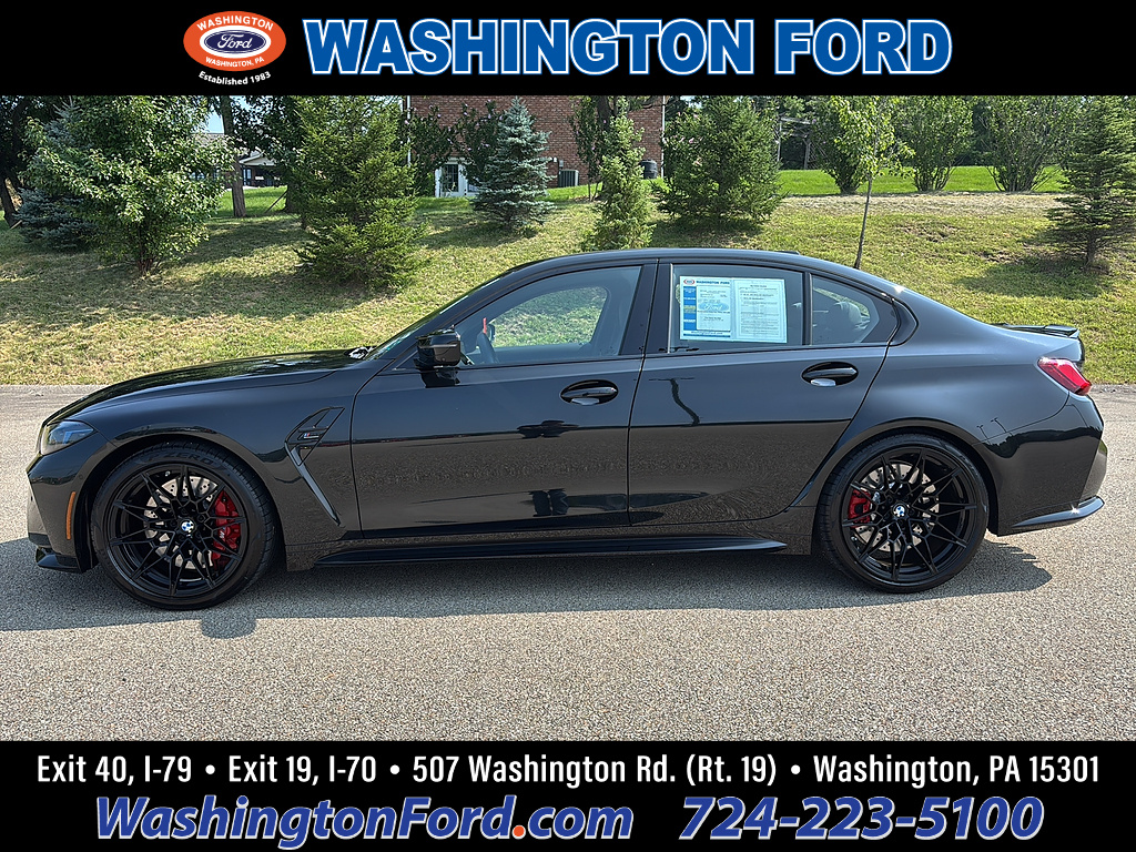 2025 BMW M3 Competition xDrive Black Sapphire Metallic at Washington Ford