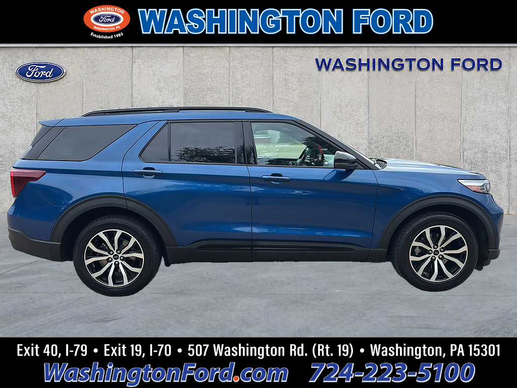 2020 Ford Explorer ST Atlas Blue at Washington Ford