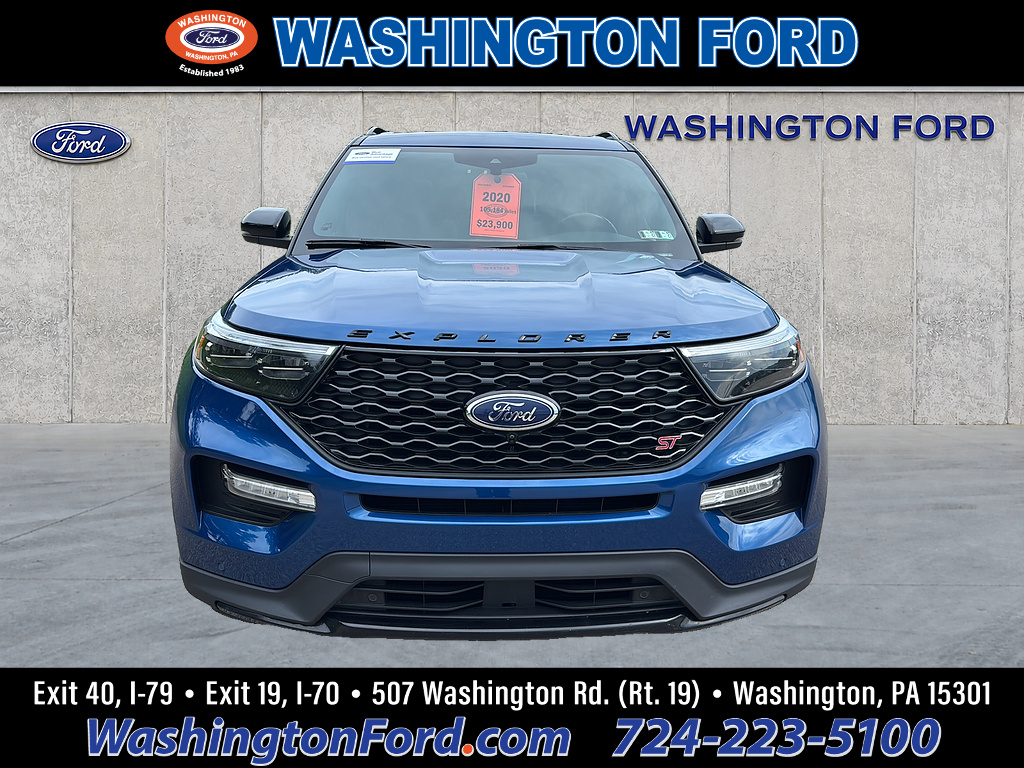 2020 Ford Explorer ST Atlas Blue at Washington Ford