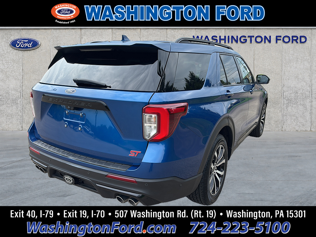 2020 Ford Explorer ST Atlas Blue at Washington Ford