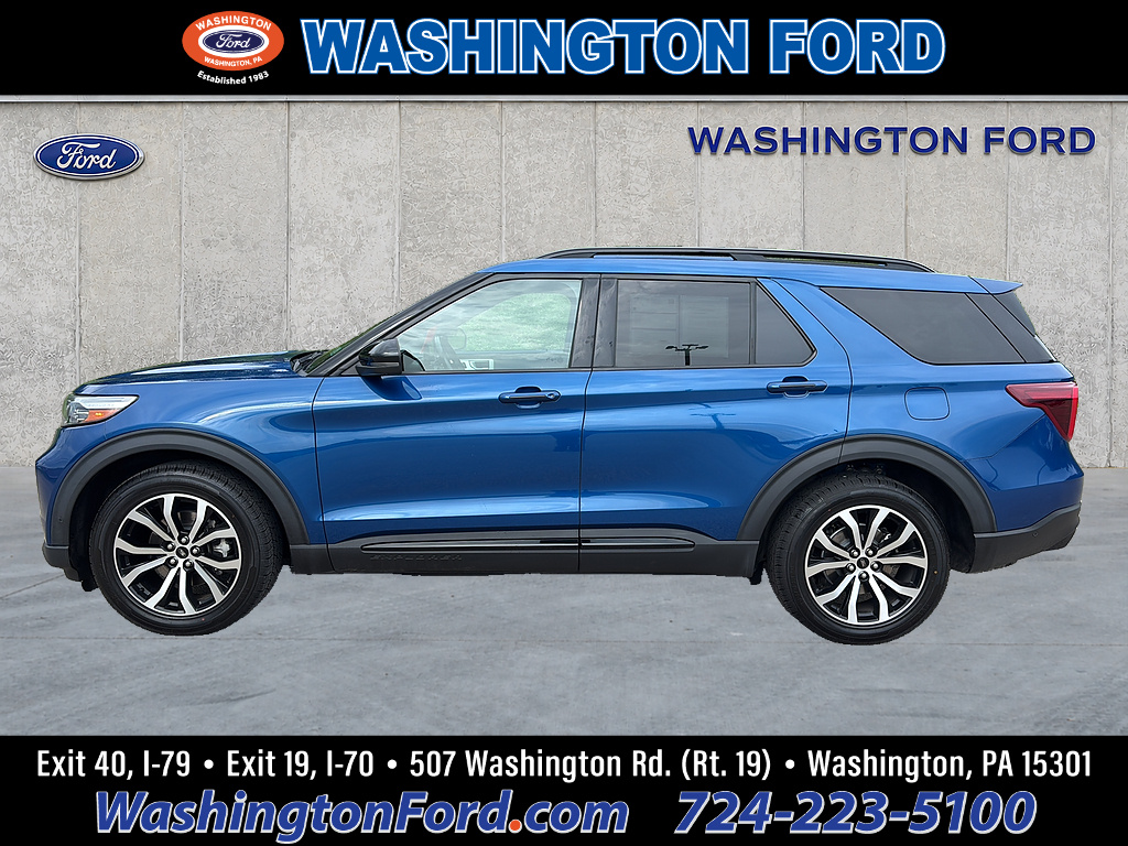 2020 Ford Explorer ST Atlas Blue at Washington Ford