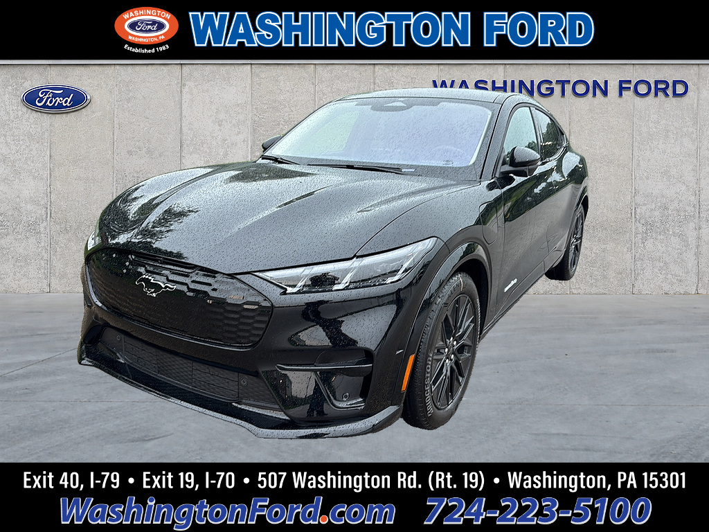 2026 Ford Mustang Mach-E Premium Shadow Black at Woltz & Wind Ford