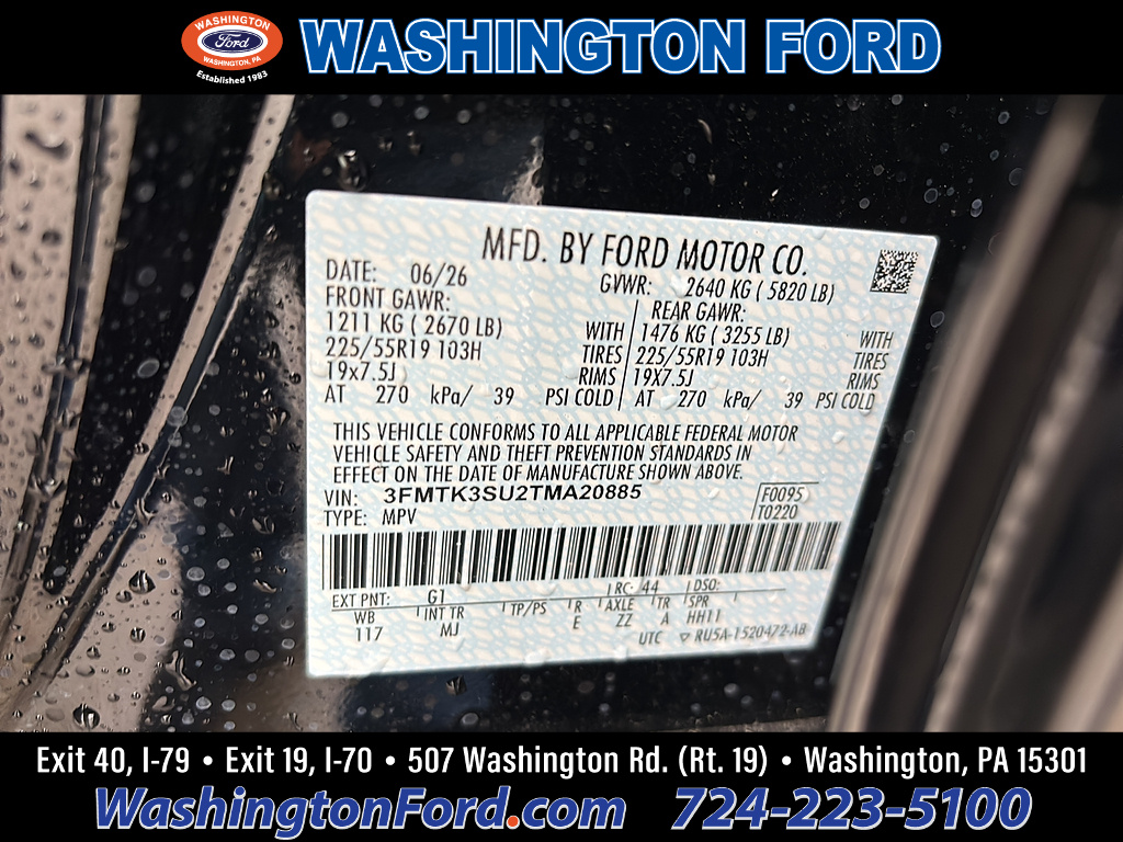 2026 Ford Mustang Mach-E Premium Shadow Black at Woltz & Wind Ford