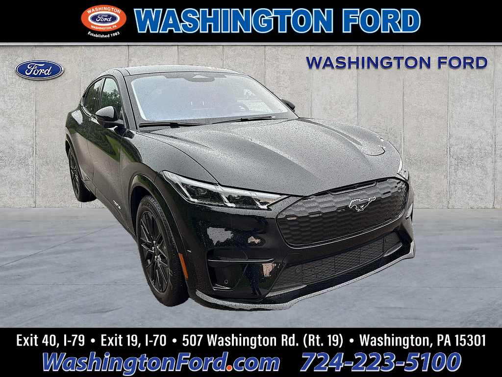 2026 Ford Mustang Mach-E Premium Shadow Black at Woltz & Wind Ford