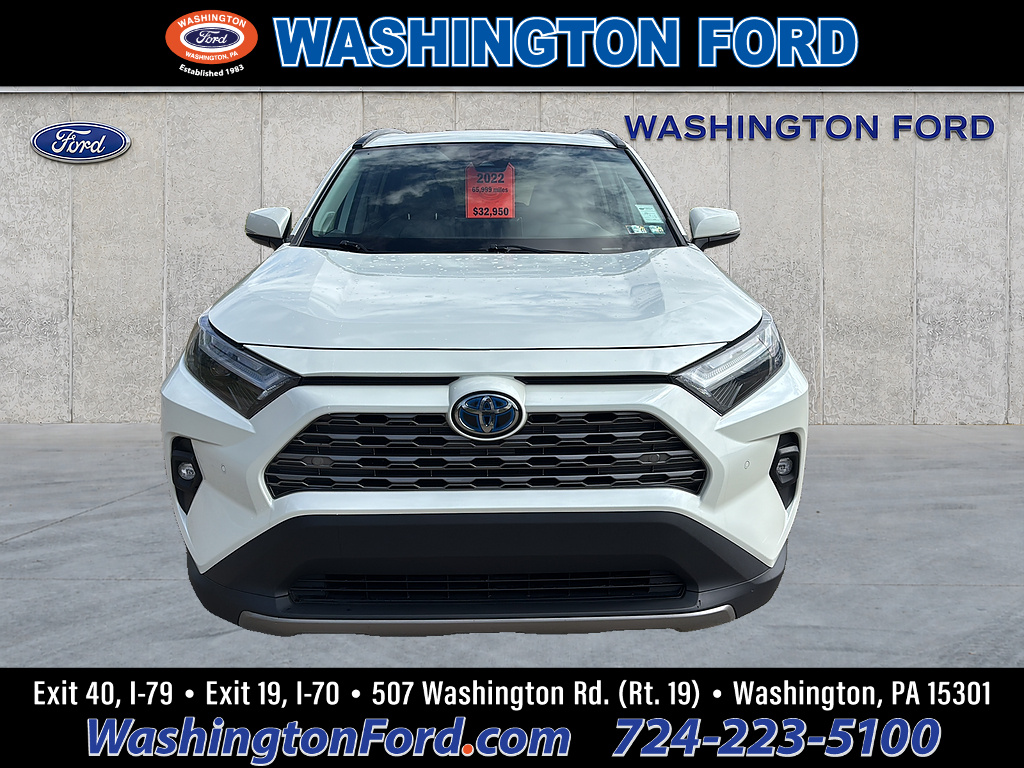 2022 Toyota RAV4 Limited Blizzard Pearl at Rick Weaver Chevrolet