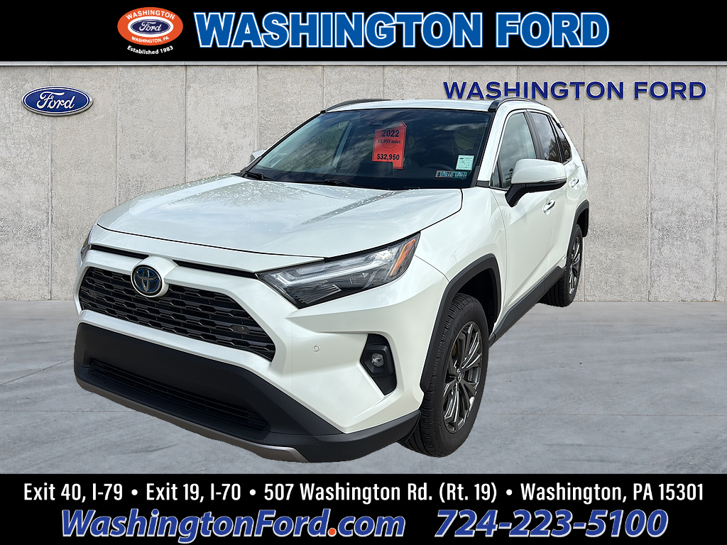 2022 Toyota RAV4 Limited Blizzard Pearl at Rick Weaver Chevrolet
