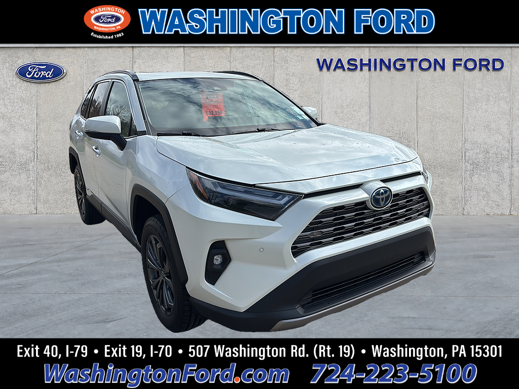 2022 Toyota RAV4 Limited Blizzard Pearl at Rick Weaver Chevrolet