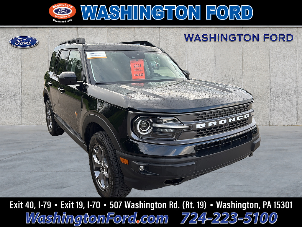 2024 Ford Bronco Sport Badlands Shadow Black at Altoona Honda