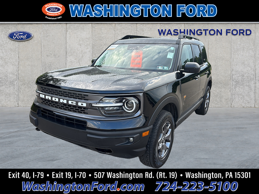 2024 Ford Bronco Sport Badlands Shadow Black at Altoona Honda