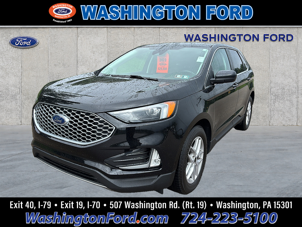 2023 Ford Edge SEL Agate Black at Woltz & Wind Ford