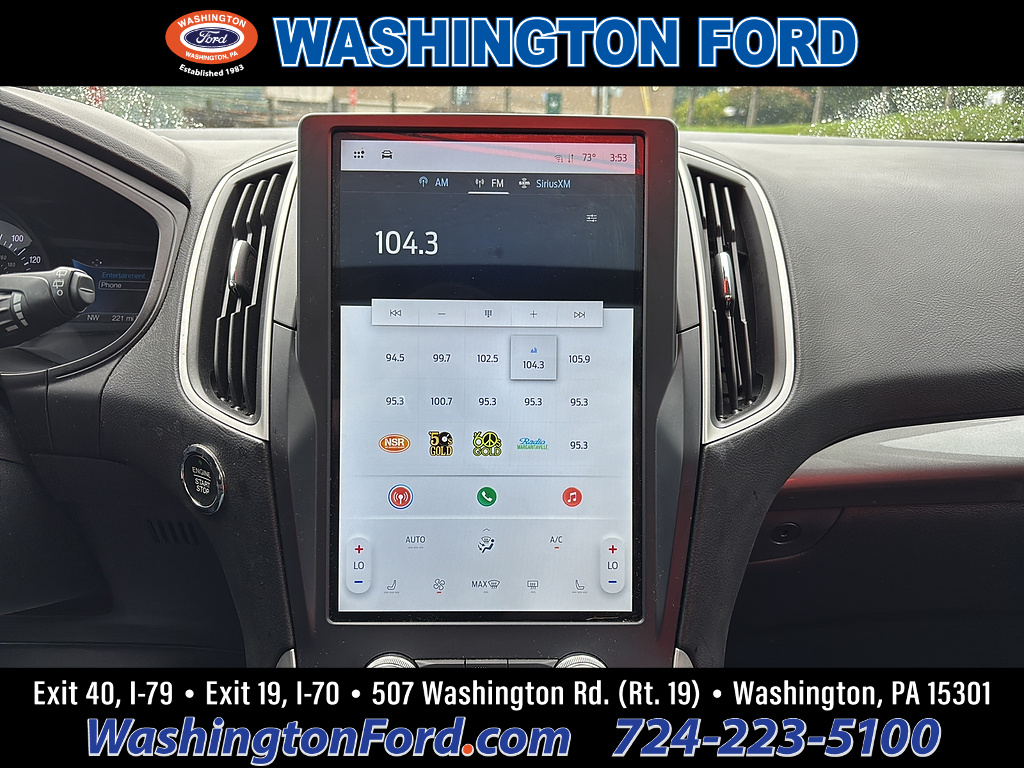 2023 Ford Edge SEL Agate Black at Woltz & Wind Ford