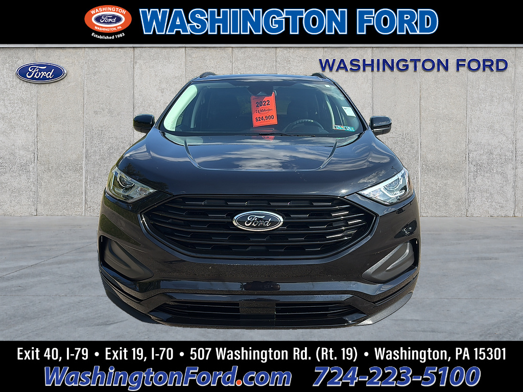 2022 Ford Edge SE Agate Black at Washington Ford