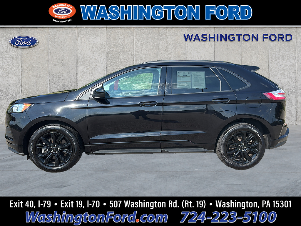 2022 Ford Edge SE Agate Black at Washington Ford