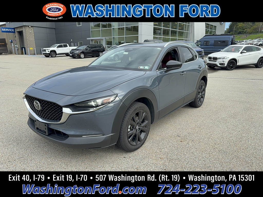 2024 Mazda CX-30 2.5 S Carbon Edition Polymetal Gray Metallic at Cochran Mazda