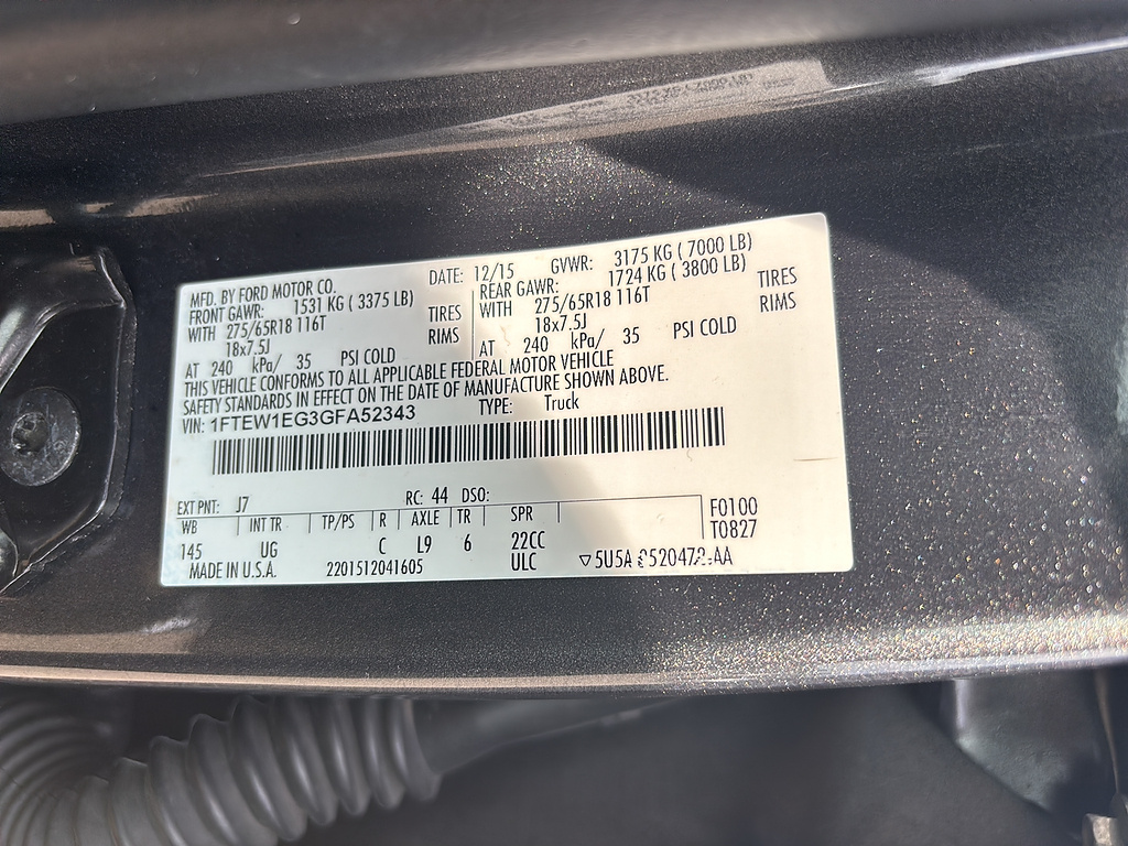 2016 Ford F-150 XLT Magnetic Metallic at Woltz & Wind Ford