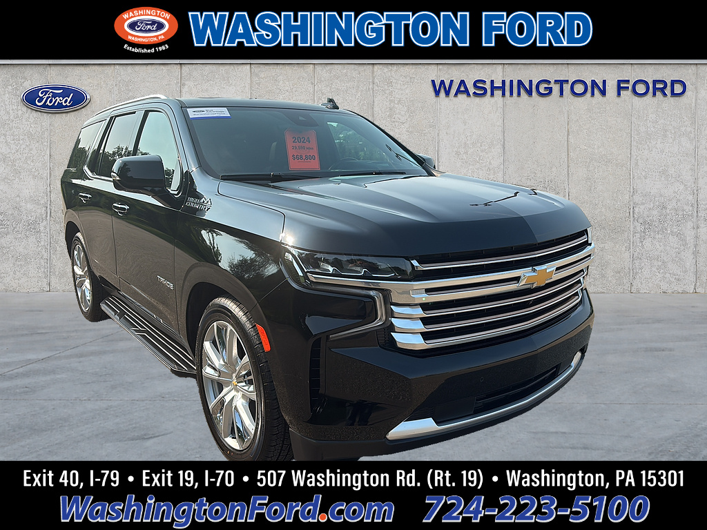 2024 Chevrolet Tahoe High Country Black at Baglier Buick GMC Mazda