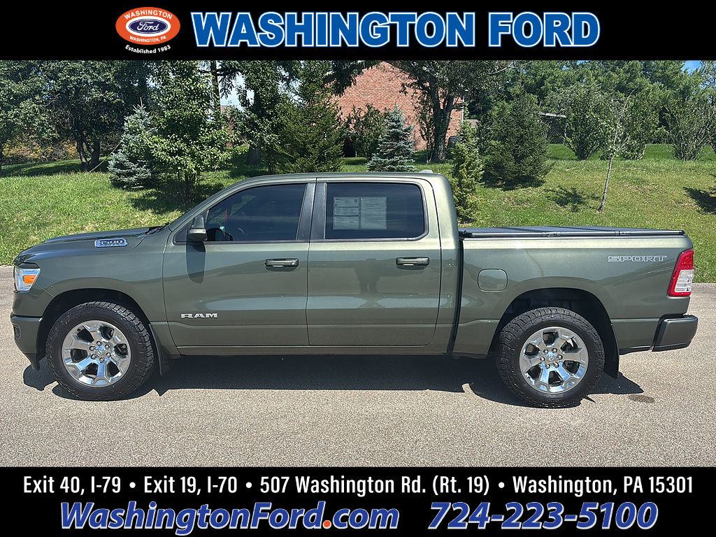 2020 Ram 1500 Big Horn Olive Green Pearl Coat at Woltz & Wind Ford
