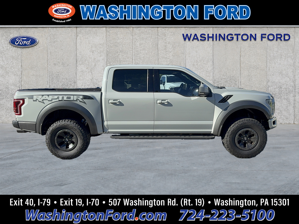 2017 Ford F-150 Raptor Avalanche Gray at Washington Ford