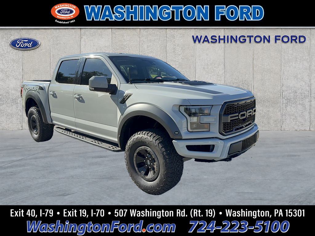 2017 Ford F-150 Raptor Avalanche Gray at Washington Ford