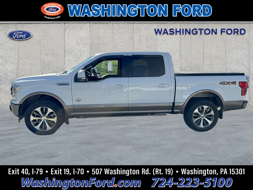 2018 Ford F-150 King Ranch Oxford White at Woltz & Wind Ford