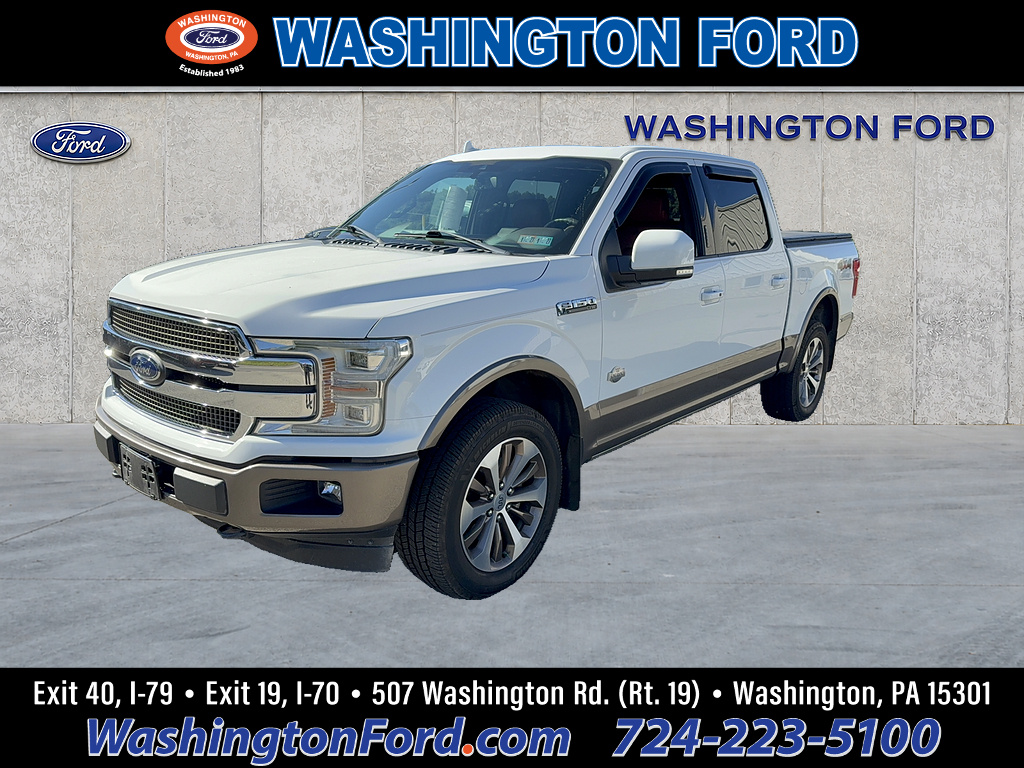 2018 Ford F-150 King Ranch Oxford White at Woltz & Wind Ford