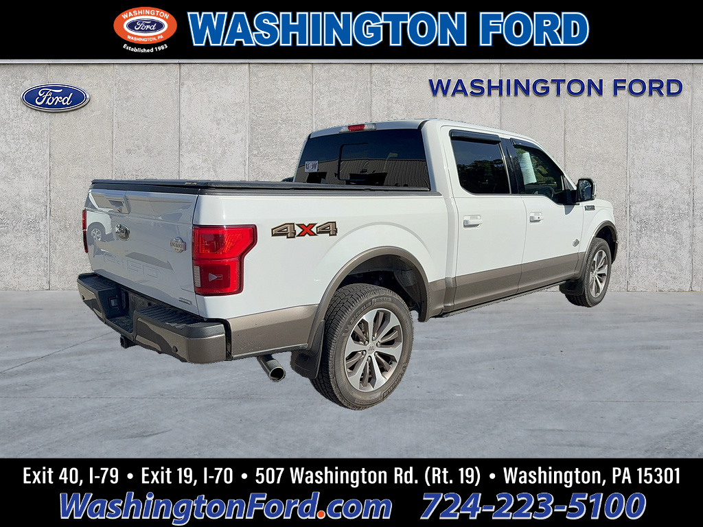 2018 Ford F-150 King Ranch Oxford White at Woltz & Wind Ford