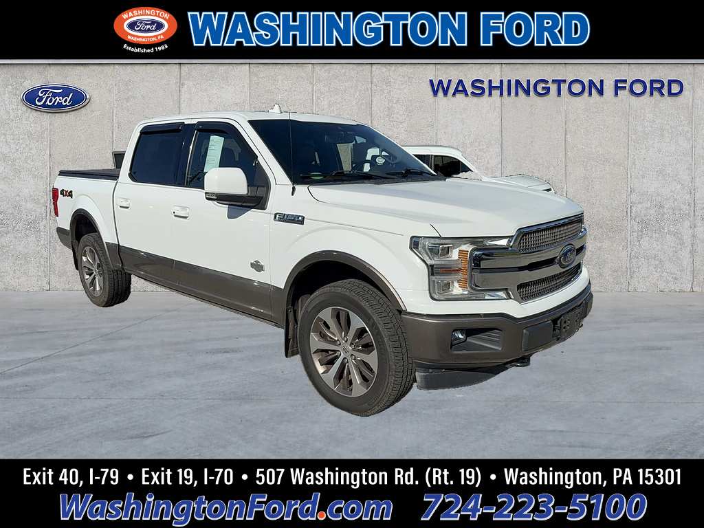 2018 Ford F-150 King Ranch Oxford White at Woltz & Wind Ford